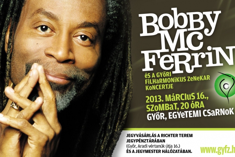 A Győri Filharmonikus Zenekar és Bobby McFerrin közös koncertje Győrben